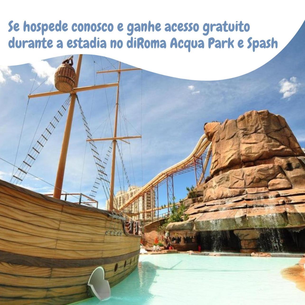 Hotel Spazzio Diroma Com Acesso Gratuito No Acqua Park 4*