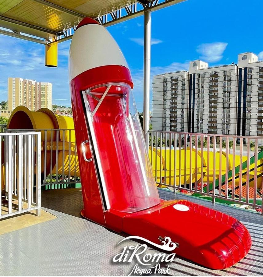 酒店 Spazzio Diroma Com Acesso Gratuito No Acqua Park
